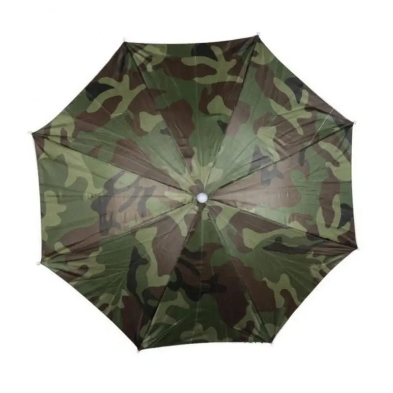 

Camouflage Collapsible Fishing Umbrellas Hat Hat Umbrella Traveling Hiking Travel Hiking Beach Fishing Umbrellas Hat 2023new