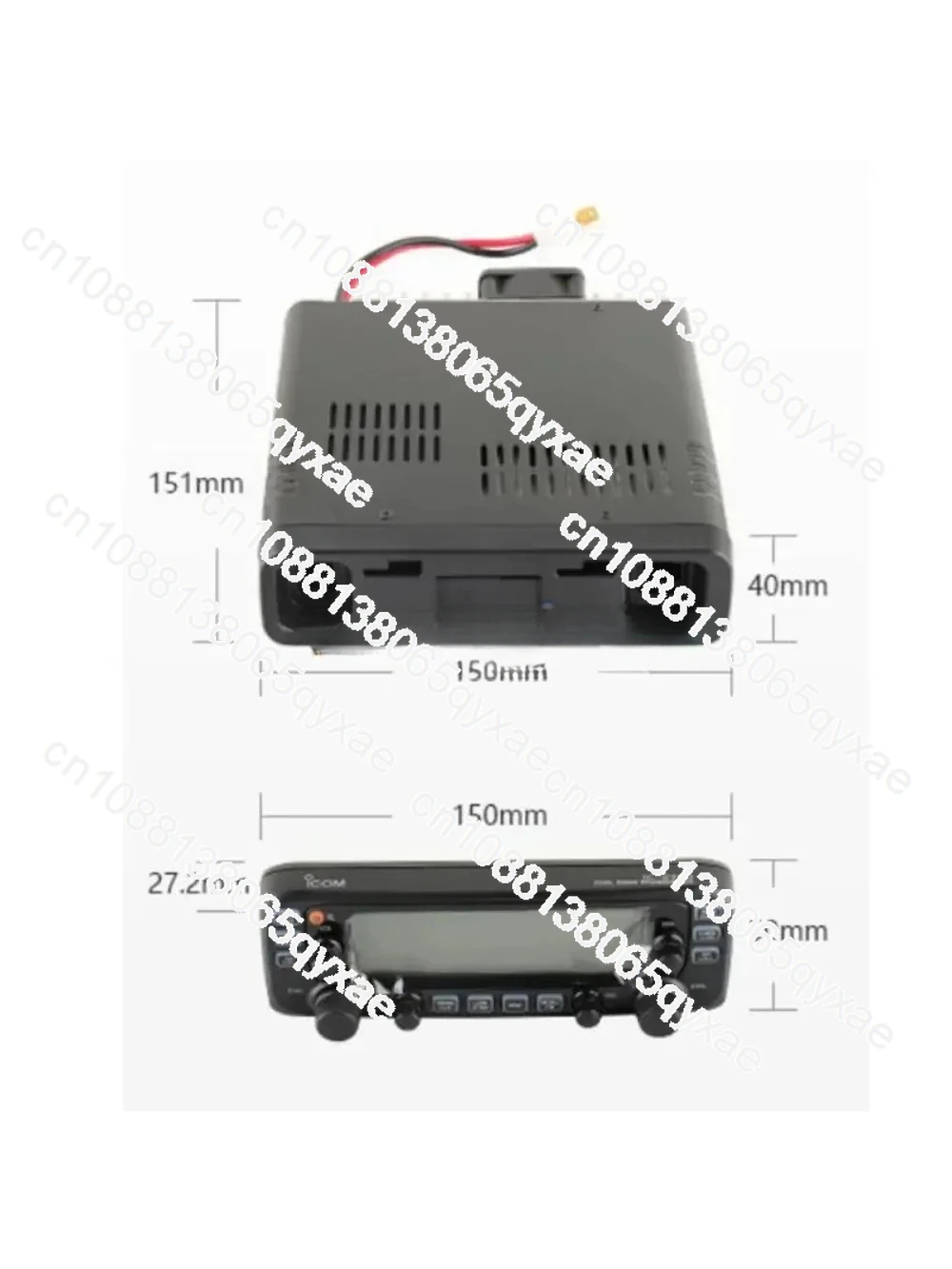 ICOM IC-2730E Мобильный радиоприемник двухдиапазонный VHF 137-174 МГц UHF 400-470 50 Вт