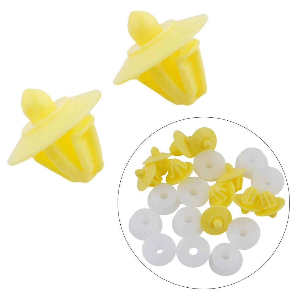 

10Pcs Door Panel Clips With Seal Ring Plastic Retainer Fastener Rivets 7703077250 For Opel Vivaro Movano Primastar