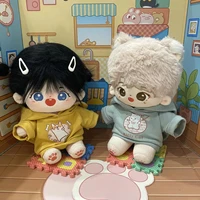 20cm dolls mini kpop skzoo animal hoodies kawaii puppy kitty for cotton stuffed doll cute change dressing game kids toys gift