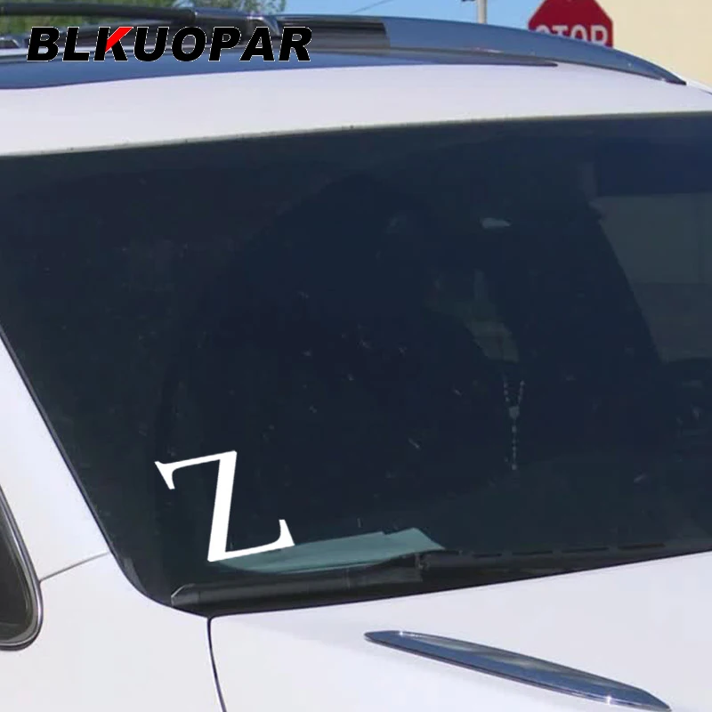 BLKUOPAR для Zeta греческие буквы простые наклейки вырезанные солнцезащитные