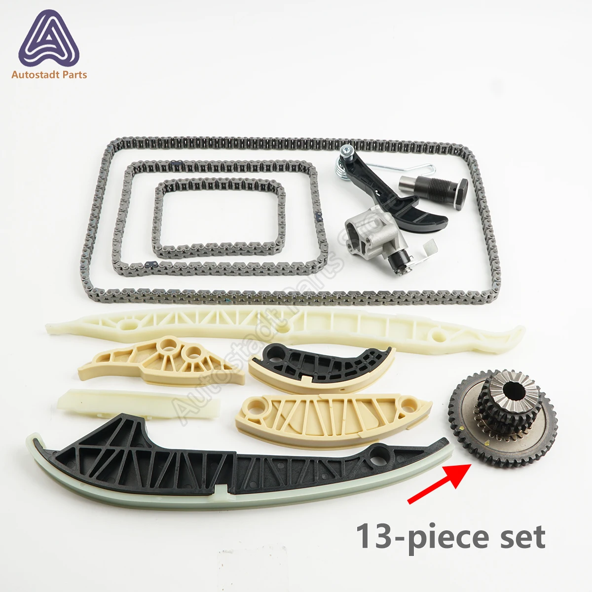 

Автомобильная цепь ГРМ ремонт комплект из 12 предметов для двигателя EA888 Gen2 Audi VW SKODA SEAT 1,8 2,0 TSI TFSI аксессуары