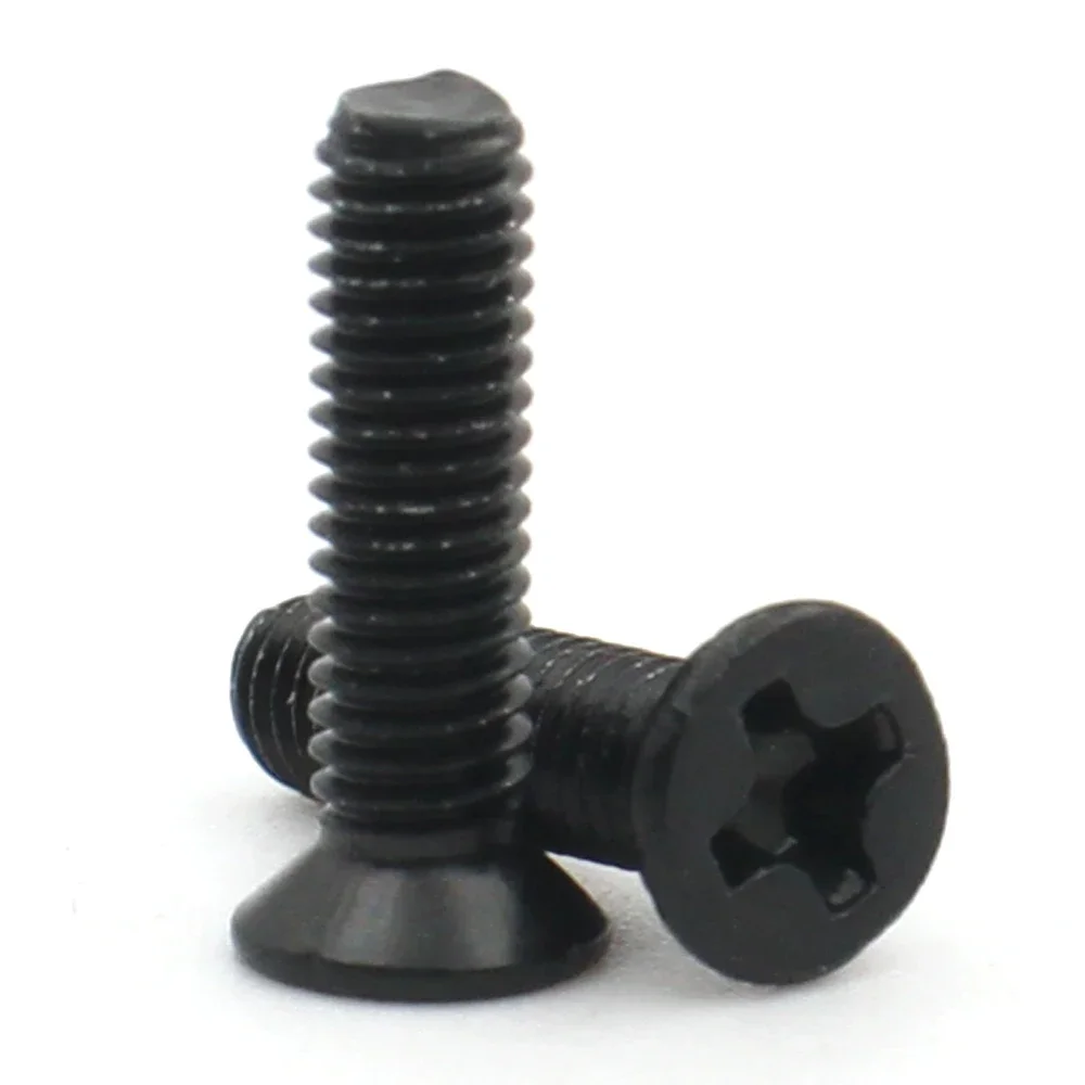 

50 шт. M1.2 M1.4 M1.6 M2 M2.5 M3 M3.5 M4 8.8 Углеродистая сталь 304 Нержавеющая сталь Болт с крестообразным шлицем и плоской потайной головкой