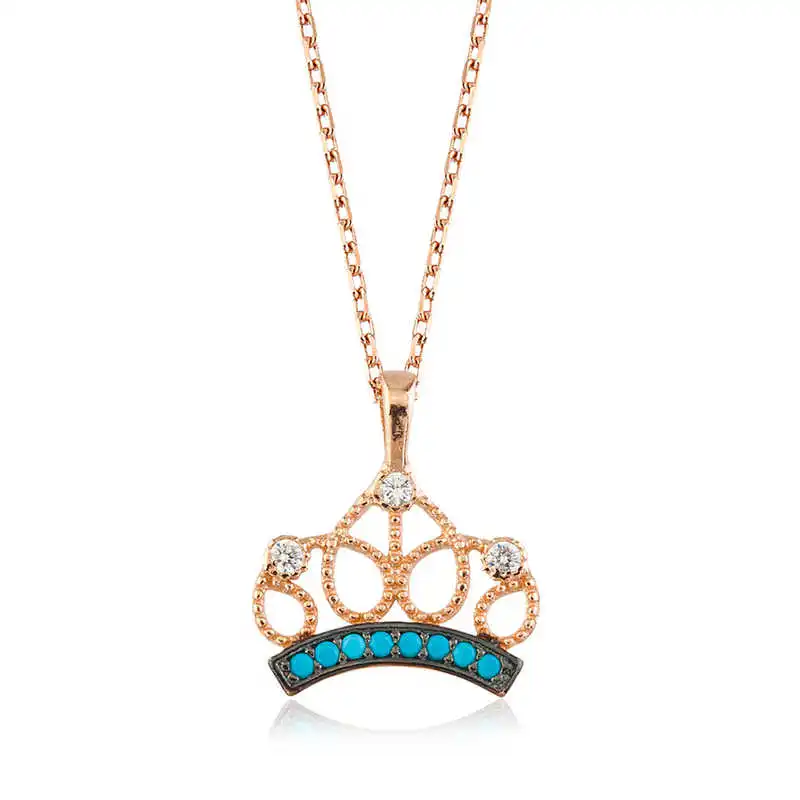 

Tevuli 925 Sterling Silver Queen Crown Lady Necklace