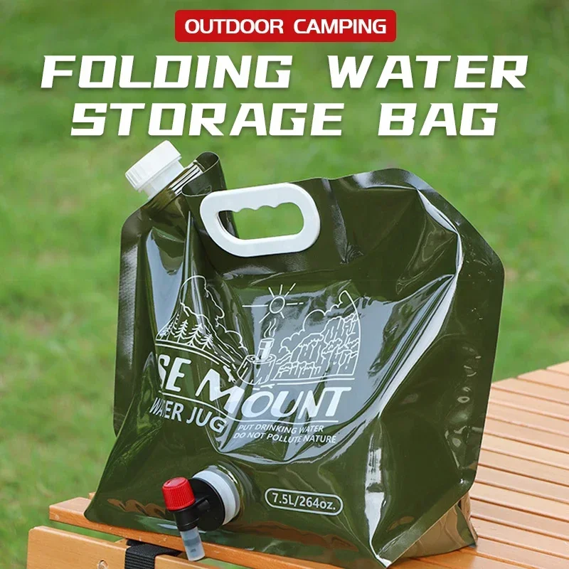Портативная Складная Сумка Для Воды На Открытом Воздухе Пластиковое Ведро