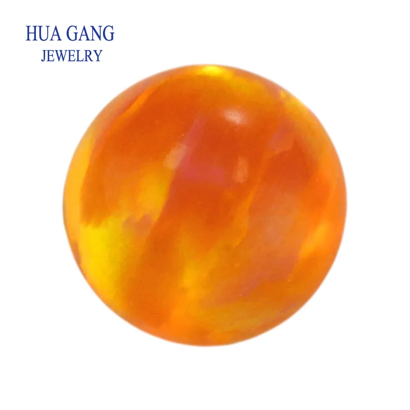 

Синтетический Опал OP30 D-желтого цвета, фотошар опал с полуотверстием, полностью просверленные бусины, синтетический опал, оптовая продажа