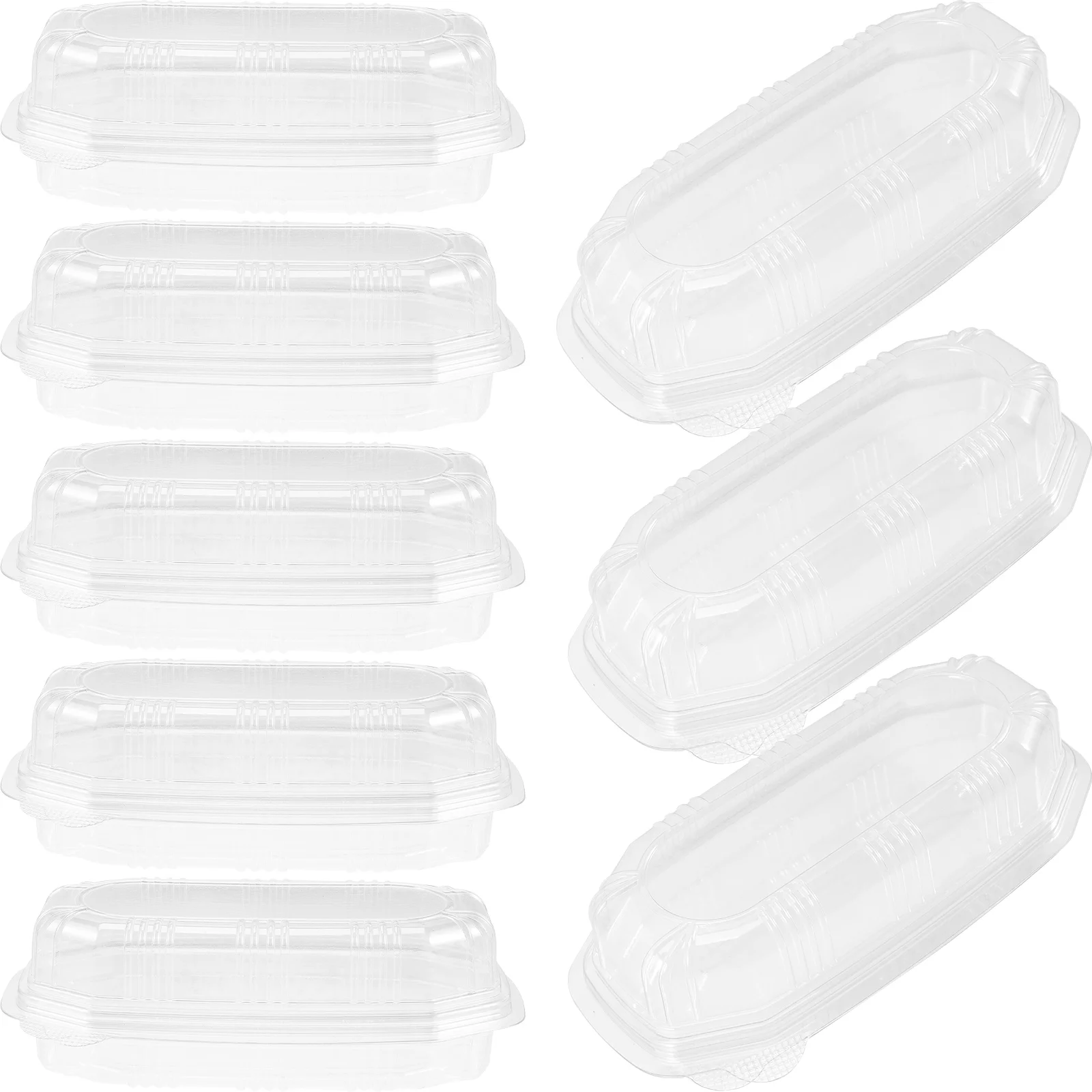 

Dessert Boxes Sandwich Containerdisposable Cake Accessory Containers Clamshell Transparent Holdersmall Bread Box Case Function