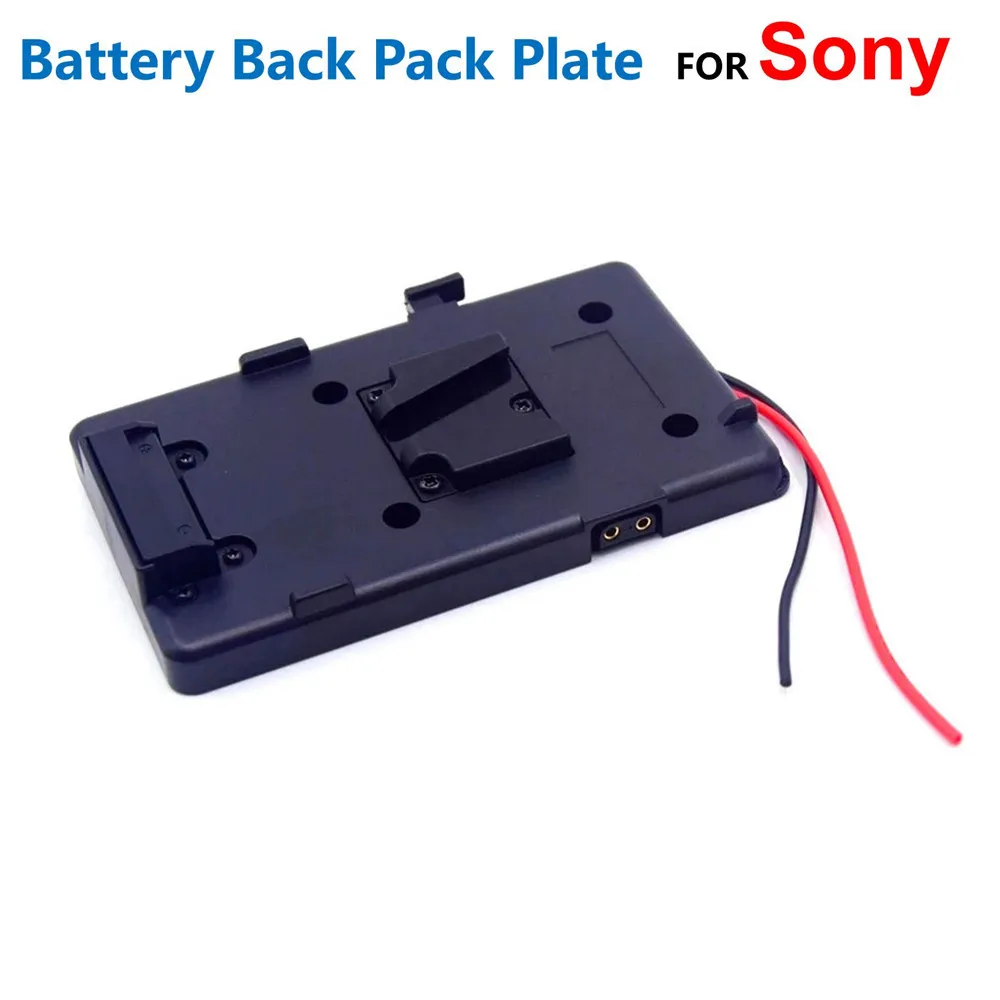 

Battery Back Pack Plate Adapter With D-Tap Output For Sony V-Shoe V-Mount V-Lock Battery External Fit DSLR Camcorder Video Light