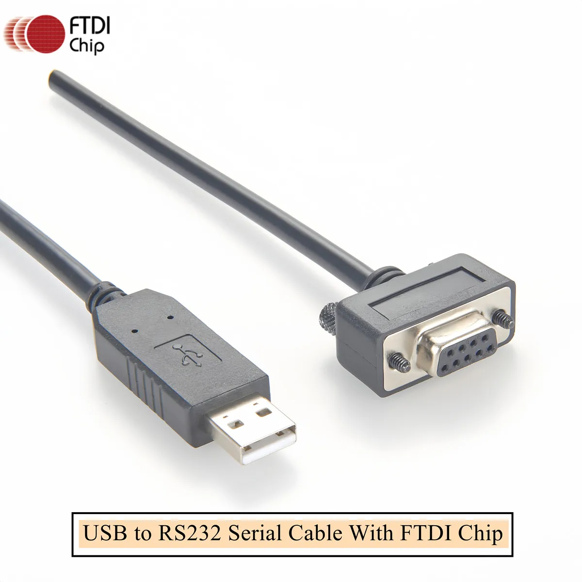 Кабель-преобразователь USB-Последовательный DB9 мама RS232 в USB с чипом FTDI FT232RNL