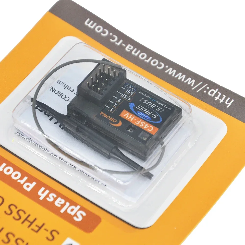 Corona RC C4SF-HV 2 4 ГГц Futaba FHSS/S-FHSS Совместимый приемник SBUS для 3PL 3PRKA 4PLS 4PX 4GRS 4PM