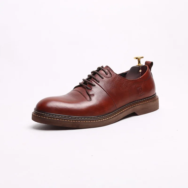 2022 Handmade Leather Shoes Men Summer 