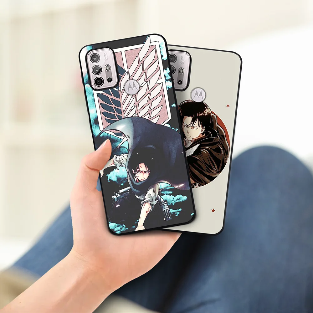

Anime Attack on Titan Case for Motorola G30 G50 G60 2021 Stylus G Play E20 E40 One Zoom G9 Power One Hyper Z3 Play E7 Plus Cover