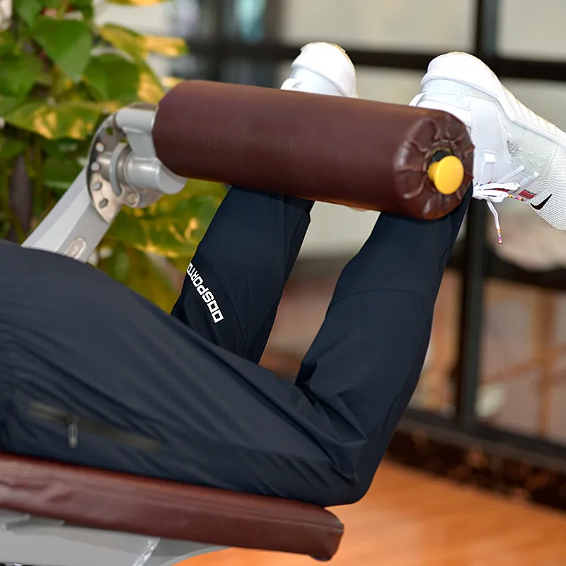 Lightweight Ice Silk Summer Sports Pants Men Loose And Quick-drying Nine-point Sweatpants Running Training Casual Fitness Pants