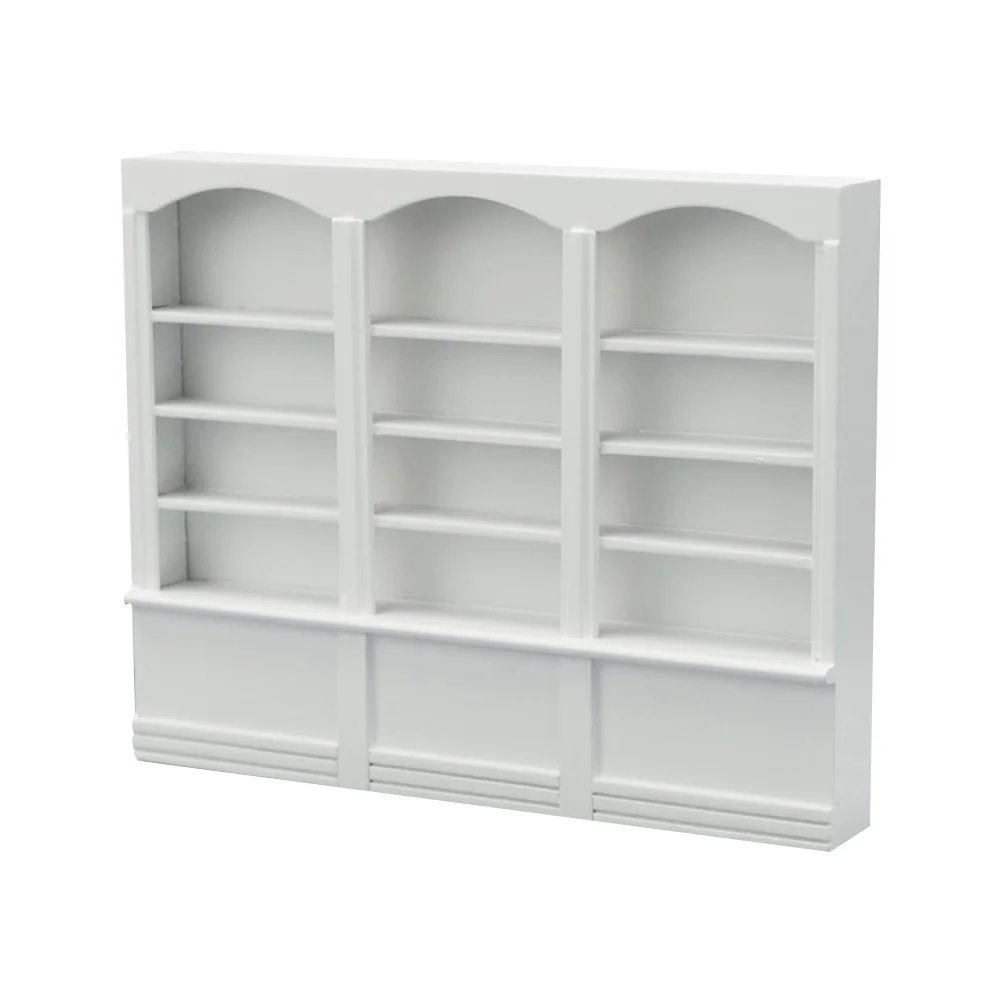 

Miniature Playhouse Bookcase Wooden Bookcase Model House Miniature Furniture