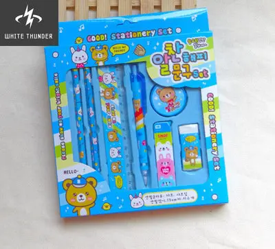 

Student Stationery Set Children’s Stationery Gift Gift Box School Supplies 9-piece Set Birthday Gift