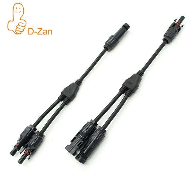 Параллельное соединение 2-1 Y-образного типа 1000 В 30 А для солнечного кабеля 2 5 мм2 4 6