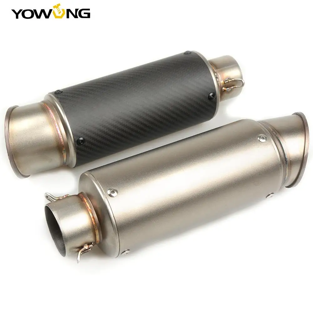Motorcycle For KAWASAKI exhaust pipe moto ZX-6/10 RZ1000 1000cc z800 er6n FOR FZ1 XVS1300 XT660 FZ6 TDM850 TDM900 VMX1700 | Автомобили и