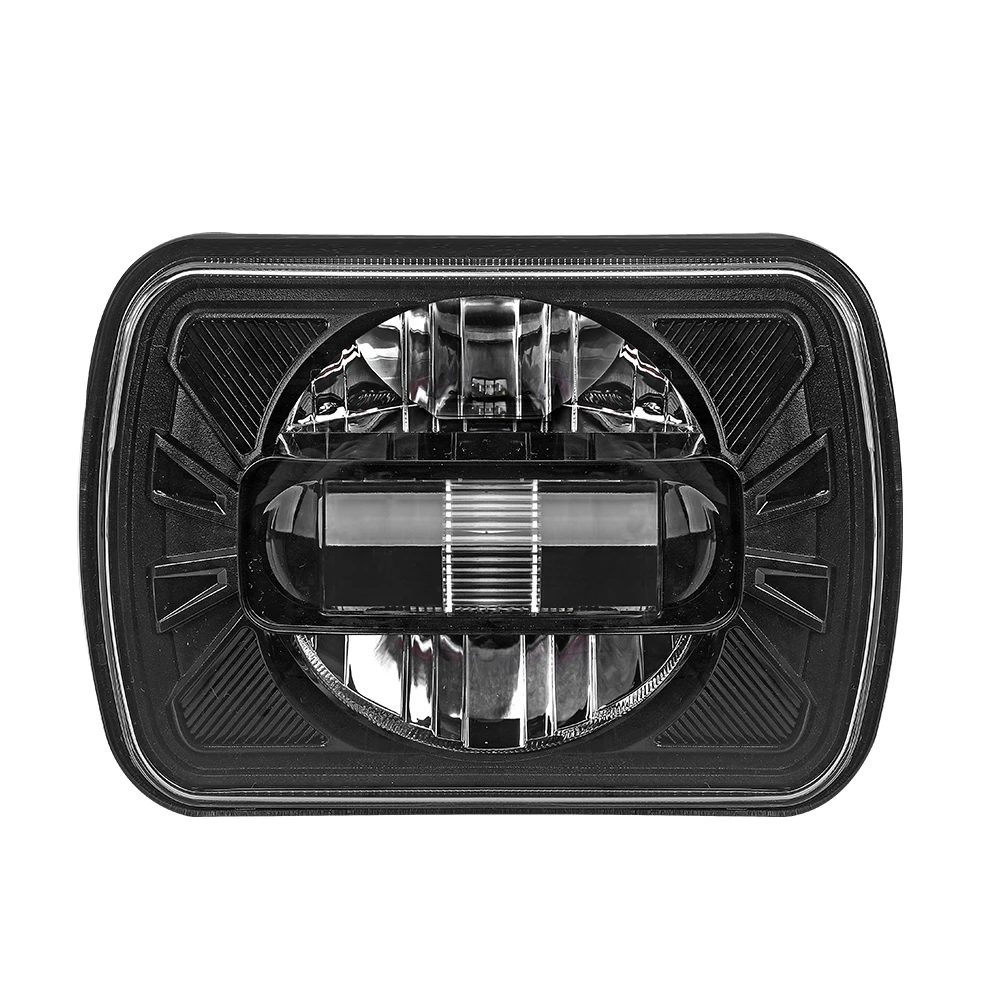 

5x7 светодиодные фары ангельские глазки светодиодные 12 в квадратные светодиодные фары аксессуары для Jeep Cherokee XJ Off Road YJ H6054 6052 6054 H5054