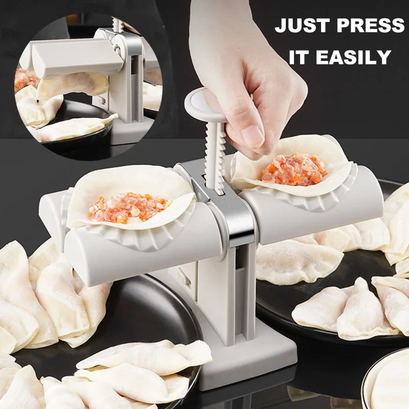 

Dumpling Maker Machine Press Dumplings Mold Automatic Pressing Tool DIY Empanadas Ravioli Mould Home Gadget Kitchen Accessories