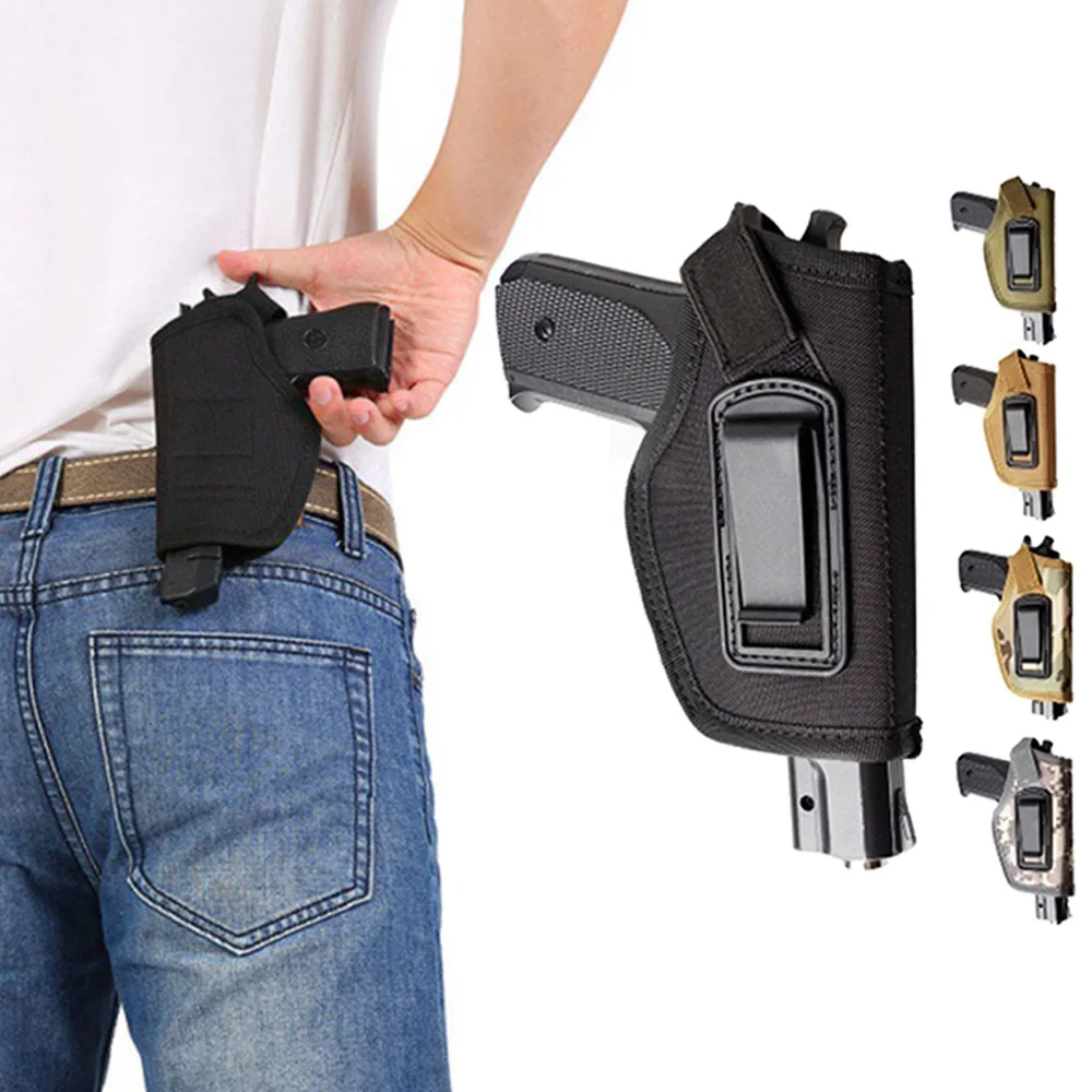 

Tactical Compact Subcompact Pistol Holster Waist Case Glock Gun Bag Hunting Accessory Outdoor CS Field Invisible Protect Holster