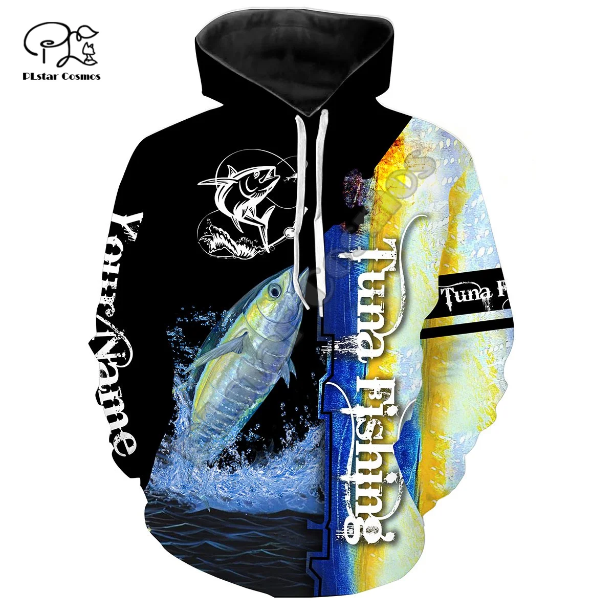 

Customize Bass Tuna Trout Walleye Fishing Fisher Animal Retro Streetwear 3DPrint Harajuku Unisex Casual Funny Jacket Hoodies X13