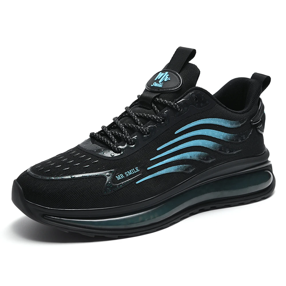 

Men's Lightweight Running Shoes Full Palm Air Cushion Breathable Mesh Athletic Walking Shoes Breathable Mesh Sport Sneakers