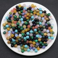 10pcslot natural unakites bead round shape natural turquoises rose quartzs loose bead 8mm for making diy jewerly accessories