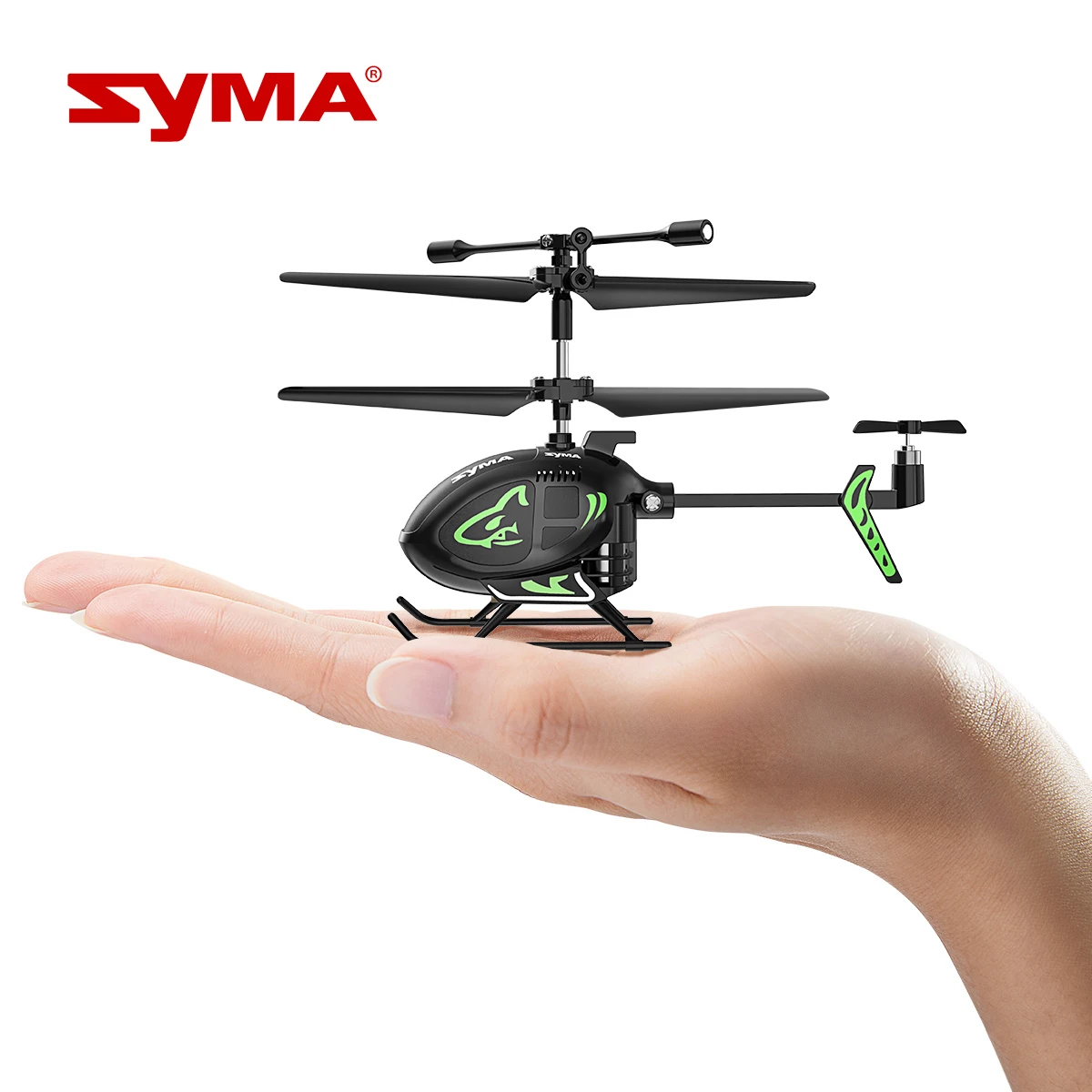 

SYMA S100 Mini Helicopter Super Smaller RC Helicopter Indoor Aircraft One Key take Off/Landing Remote Control Toy for Kid