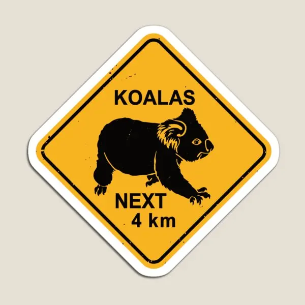 

Магнитный Декор Koalas Next 4 Km Koala Bear предупреждение Ro Магнитный Декор холодильник детский дом красочные детские магнитные держатели наклейки забавные