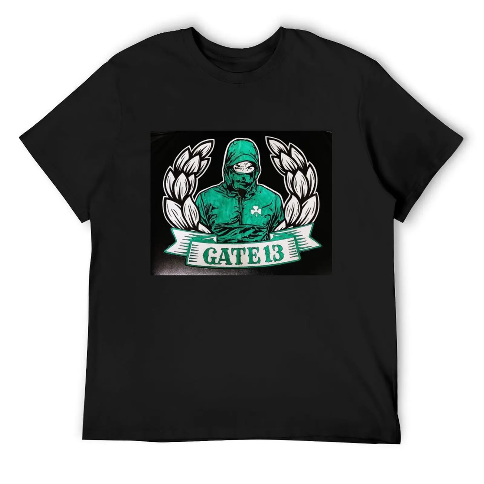 PANATHINAIKOS ~GATE 13 ~ футболка рубашки футболки с рисунком короткими рукавами кавайная