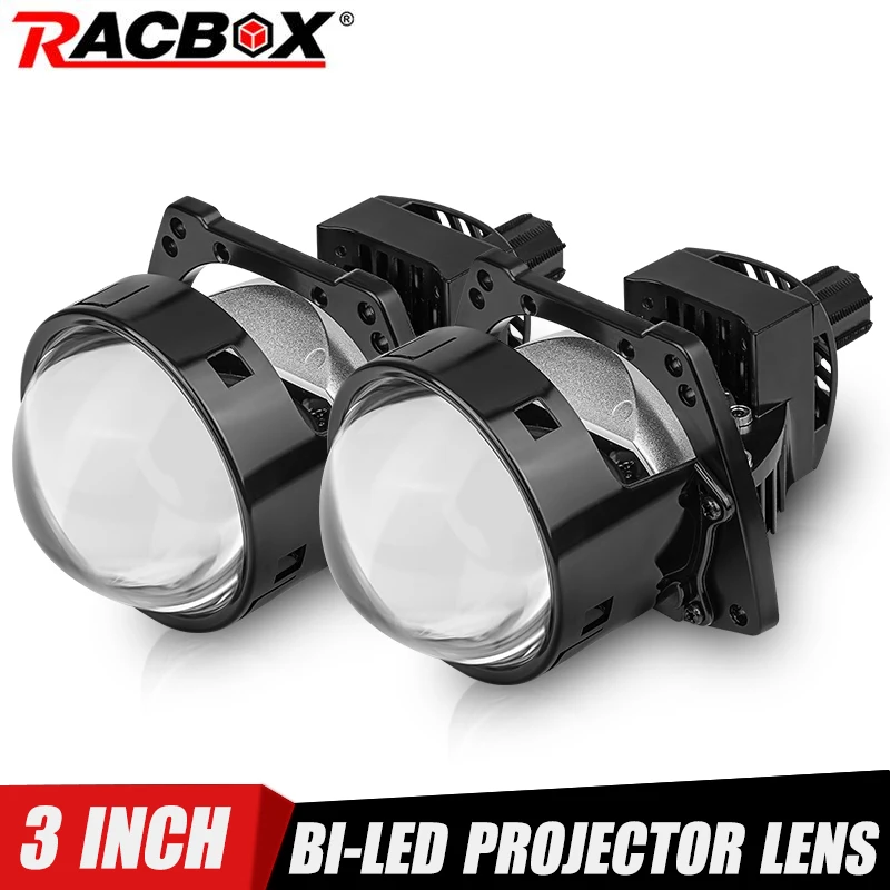 3 0 лм Bi-светодиодный линзы 100 дюйма 9005 Вт H4 H7 9006 для фар головного света лампа с
