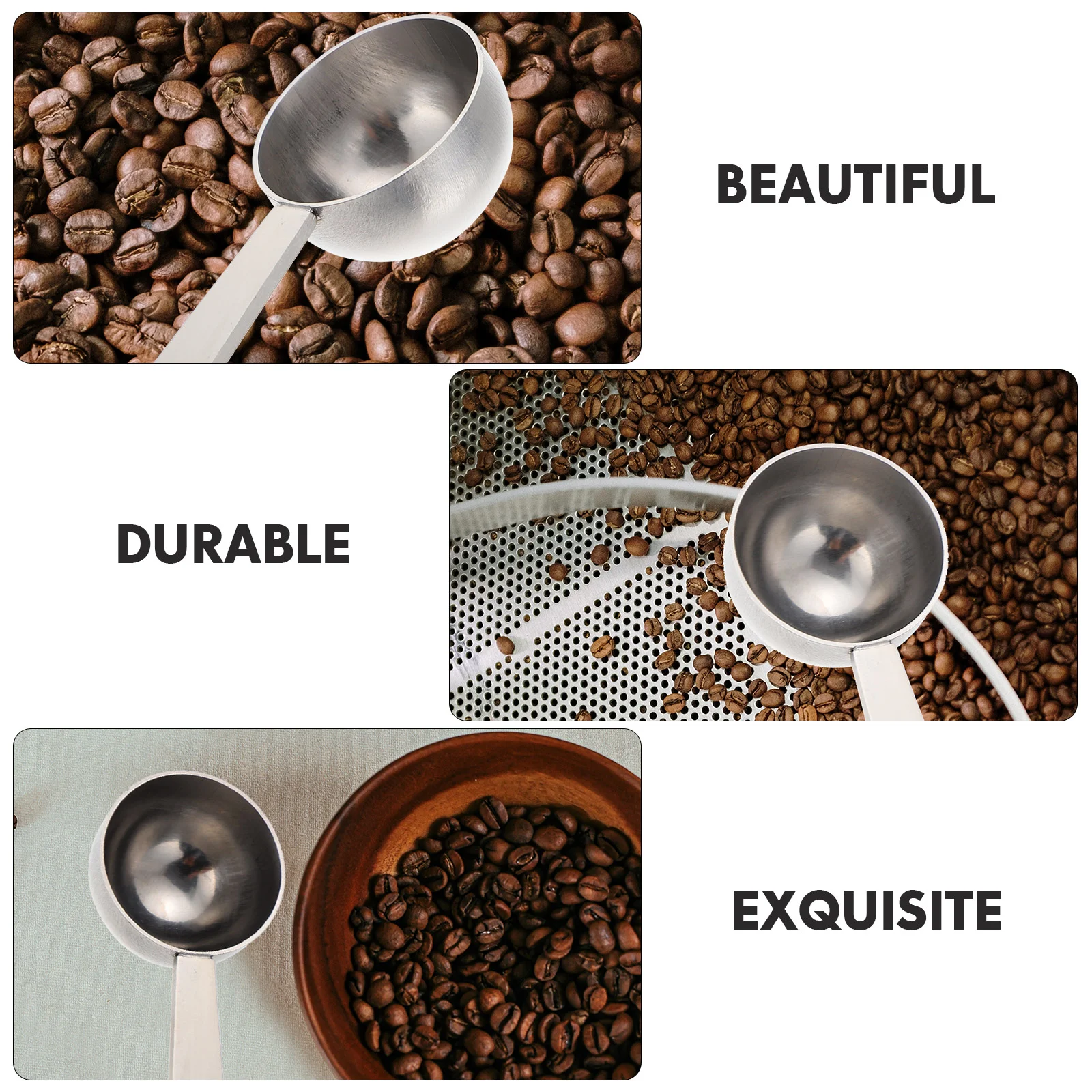 

2-in-1 Coffee Espresso Coffee Tamper Coffee Scoop Tamping Coffee Bean Pressers Espresso Measuring Bean