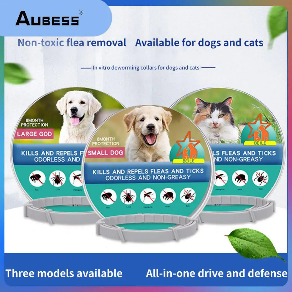 

For Puppy Cat Large Dogs Flea Tick Prevention Collar 1 Box/bag Pet Flea And Tick Collar Anti-parasitic Flea Collars Effective