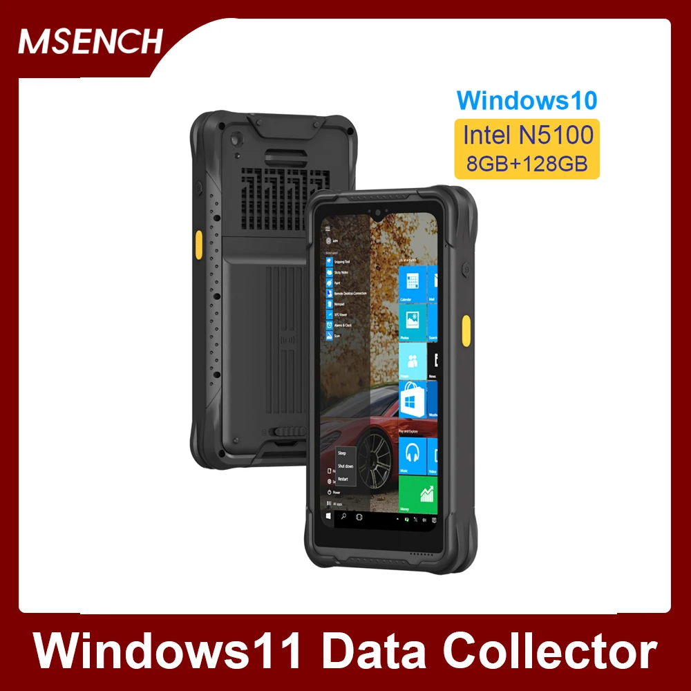 6 5-дюймовый мини-прочный планшетный ПК с ОС Windows11 4G Lte Wi-Fi Bluetooth 8G RAM 128 ГБ Сканер