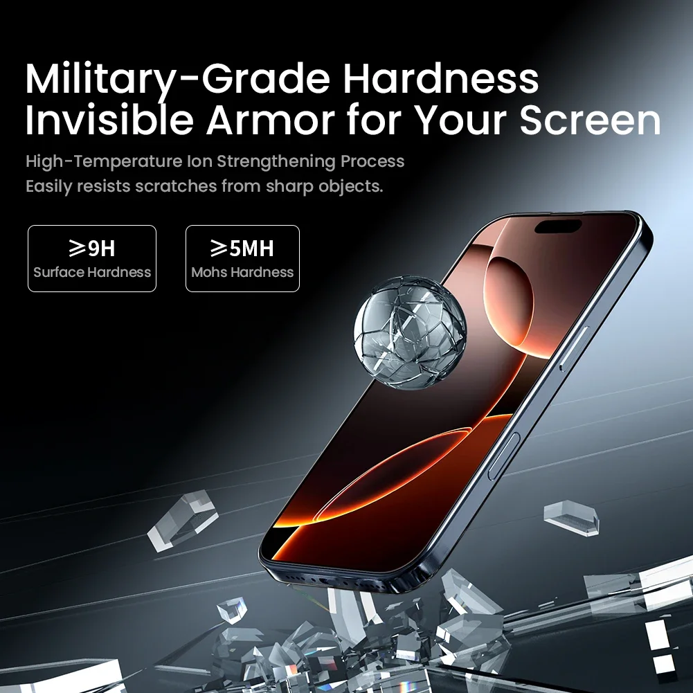 Nillkin для iPhone 16 Pro Max Nillkin Glass H+ Pro Антибликовое закаленное стекло с защитной пленкой для экрана без пыли для 16 Pro (art.: 3920cffb2c00e) - 3920cffb2c00e