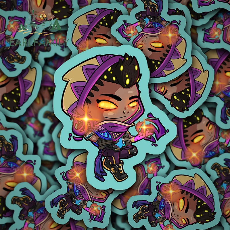 EARLFAMILY 13 см x 10 8 Astra Valorant Magic автомобильные аксессуары игровой персонаж креативная