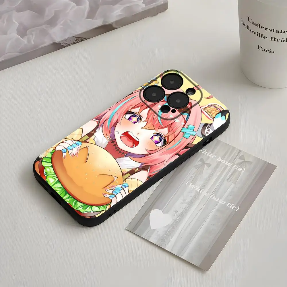 Фото Чехол для телефона Genshin Impact Varesa для iPhone 17 16 15 14 13 12 11 Plus Mini Pro Max, мягкий, черный, противоударный №1