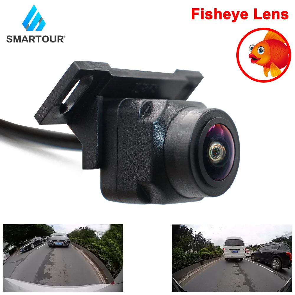 

SMARTOUR 170 Degree Starlight Night Vision CCD Fisheye Lens Car Reverse Backup Rear View Camera For Vehicle Monitor Android DVD