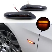 Error Free 12V Car Turn Signal Lights Lateral Side Marker Lamps LED Strobe Indicator Accessories For BMW E90 E91 E92 E60 E87 E46