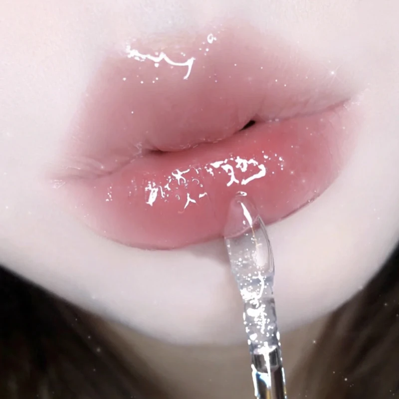 

Mirror Water Lip Gloss Water Glossy Lip Glaze Transparent Lip Oil Lasting Liquid Lipstick Clear Glitter Primer Hydrating Makeup