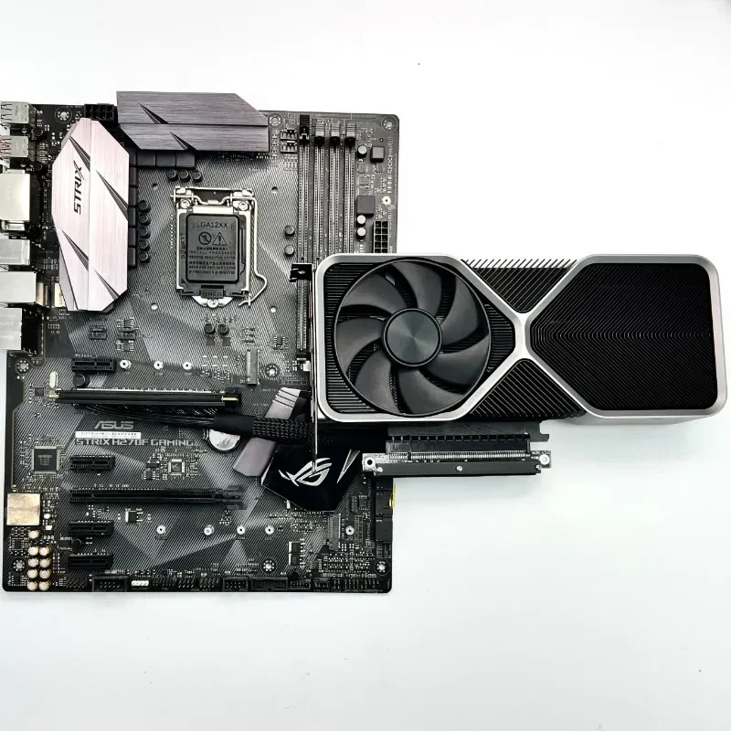 ADT Новый двойной обратный маршрутизатор Кабель с правым и левым изгибом PCIE 4.0 x16 256 Гбитс Удлинительный адаптер графического процессора для A4 ITX RTX 4090 RX7900xt (art.: 3920cedc44eda) - 3920cedc44eda