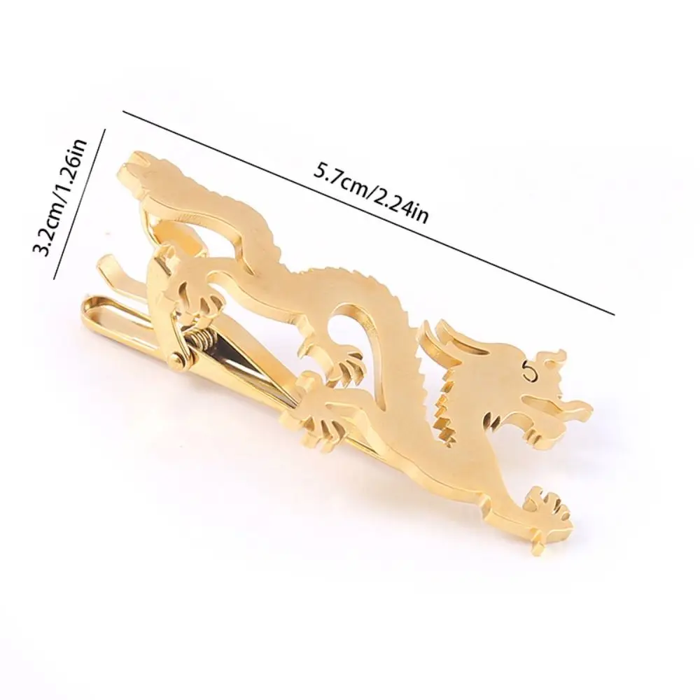 Зажим для галстука с драконом в китайском стиле этнический древний китайский