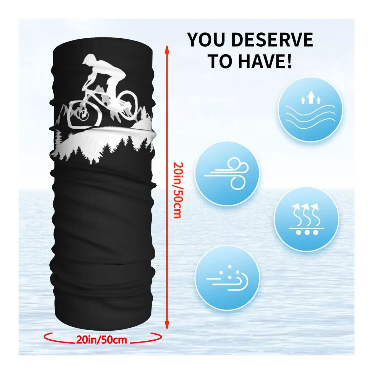 Горный стиль шея белый шарф многофункциональный головной убор для рыбалки