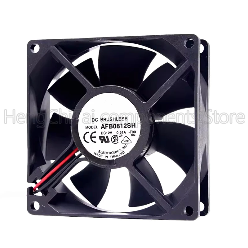 Оригинальный 100% рабочий AFB0812SH 12V 0.51a Вентилятор охлаждения