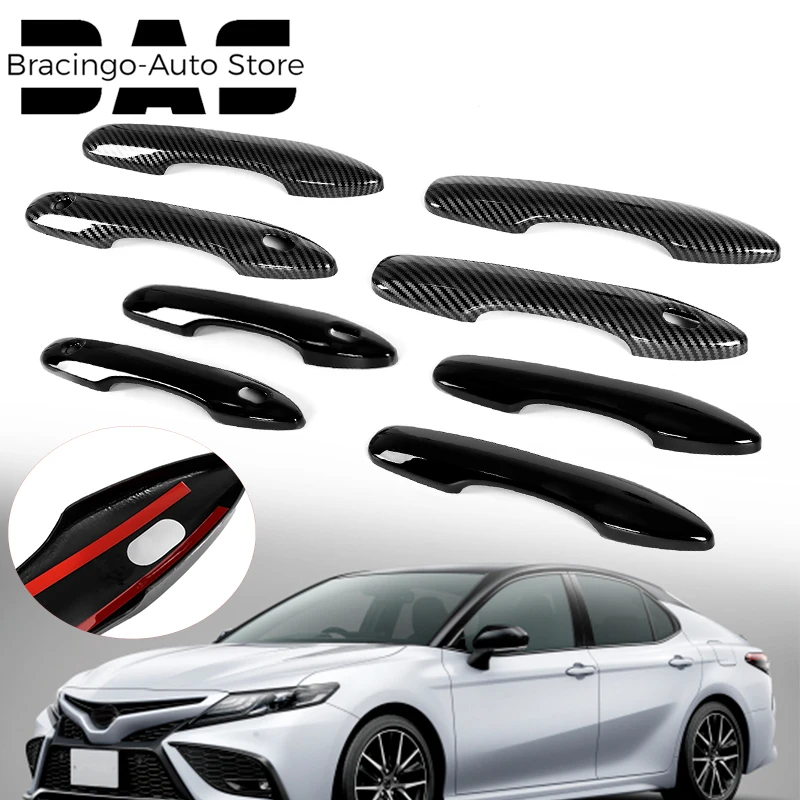 

4 шт./комплект, наклейки на дверную ручку автомобиля, для Toyota Camry XV70 2017-2022