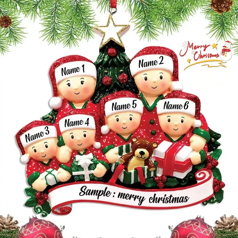 Рождественские Украшения Акриловая Плоская Подвеска Орнамент Пентаграмма С