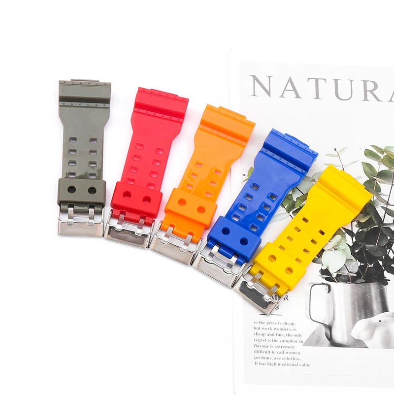 Resin brightening strap case Suitable for Casio GD GA-110 GB GA-100CF GAX men's and women's strap watch accessories