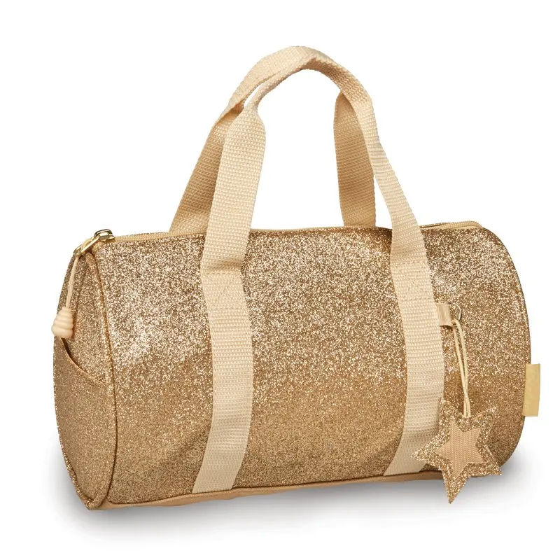 Gold Sparkalicious Duffel, Medium