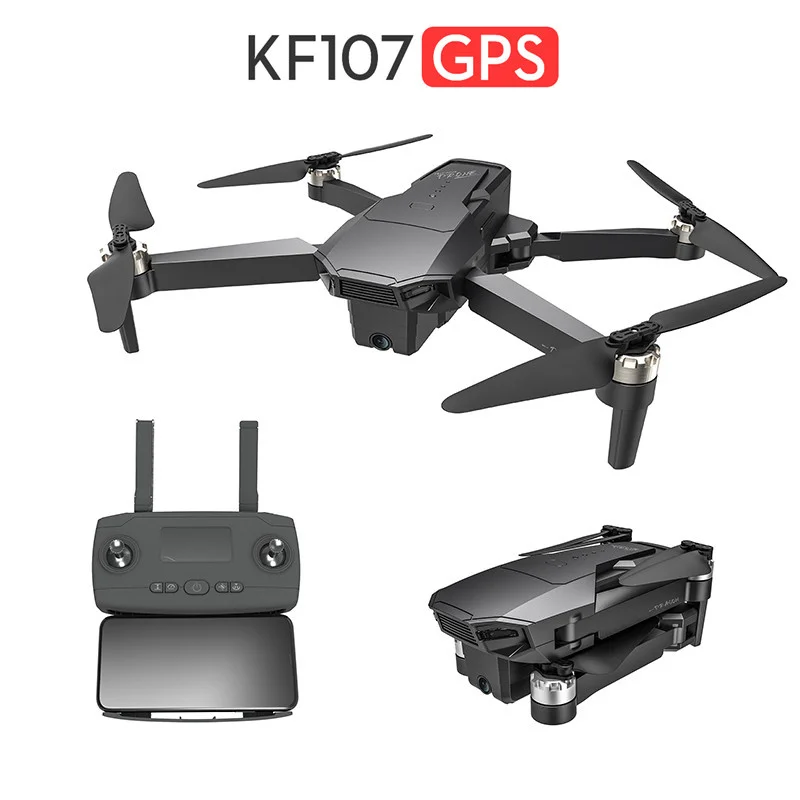 

Дрон ZLRC KF107 GPS RC с двойной камерой 4K HD управление жестами 25 минут 1,5 км