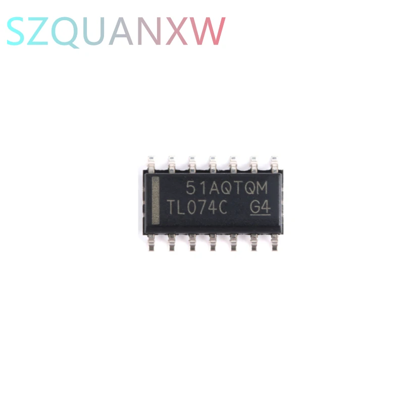 10 шт. TL074CDT SOP14 TL074 SOP TL074C SMD 074C TL074CDR SOP-14 новая и оригинальная интегральная схема